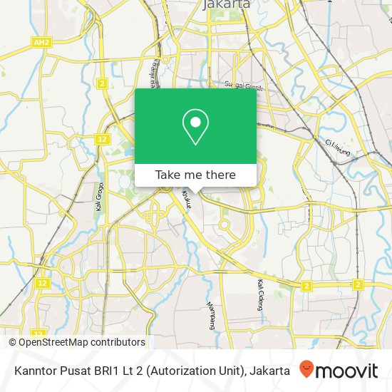 Kanntor Pusat BRI1 Lt 2 (Autorization Unit) map