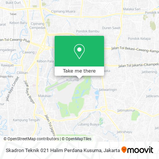 Skadron Teknik 021 Halim Perdana Kusuma map