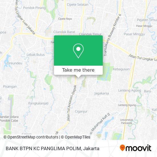 BANK BTPN KC PANGLIMA POLIM map