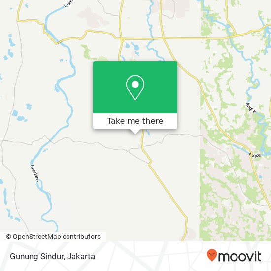 Gunung Sindur map