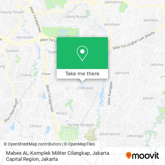 Mabes AL-Komplek Militer Cilangkap, Jakarta Capital Region map