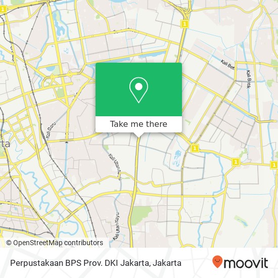 Perpustakaan BPS Prov. DKI Jakarta map