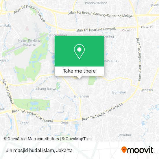 Jln masjid hudal islam map