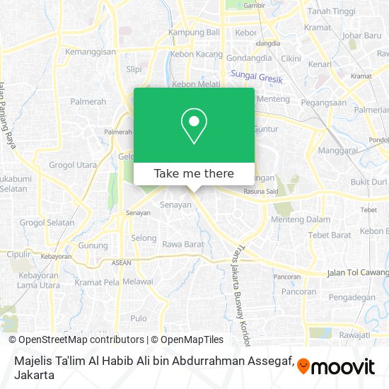 Majelis Ta'lim Al Habib Ali bin Abdurrahman Assegaf map