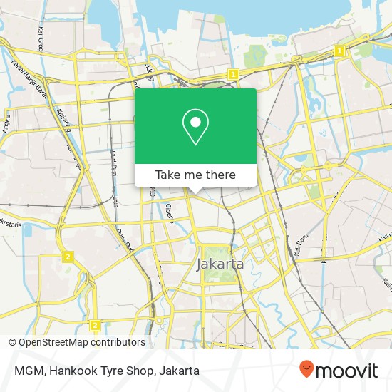 MGM, Hankook Tyre Shop map