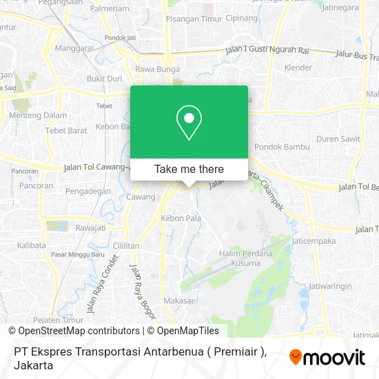 PT Ekspres Transportasi Antarbenua ( Premiair ) map