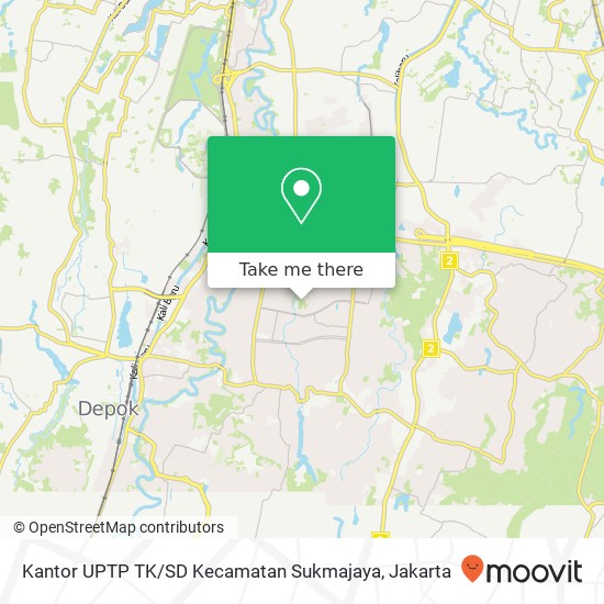 Kantor UPTP TK / SD Kecamatan Sukmajaya map