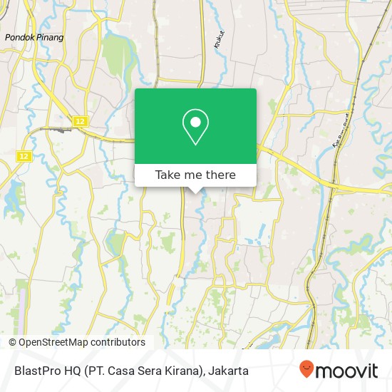 BlastPro HQ (PT. Casa Sera Kirana) map