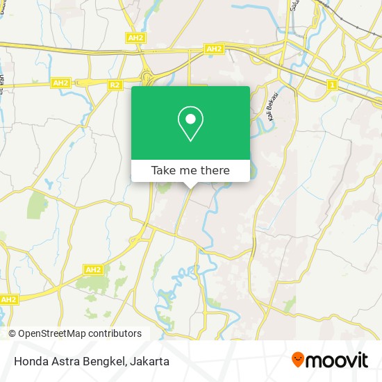 Honda Astra Bengkel map