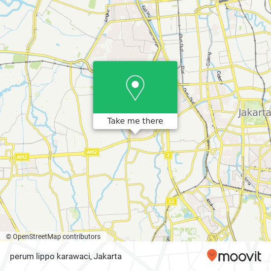 perum lippo karawaci map