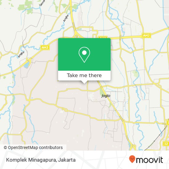 Komplek Minagapura map