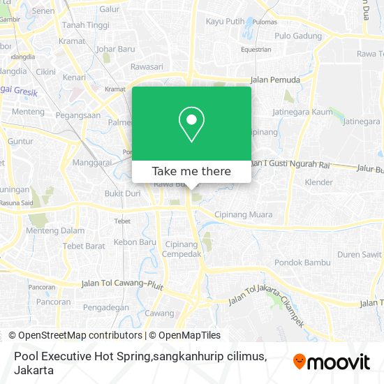 Pool Executive Hot Spring,sangkanhurip  cilimus map