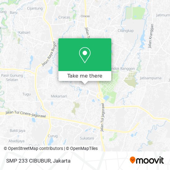 SMP 233 CIBUBUR map