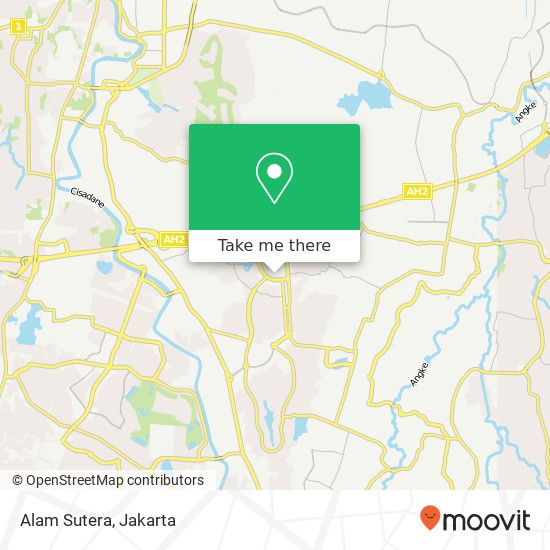 Alam Sutera map