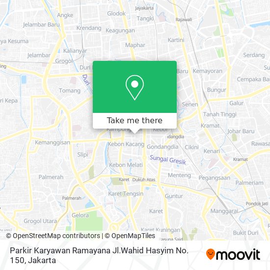 Parkir Karyawan Ramayana Jl.Wahid Hasyim No. 150 map