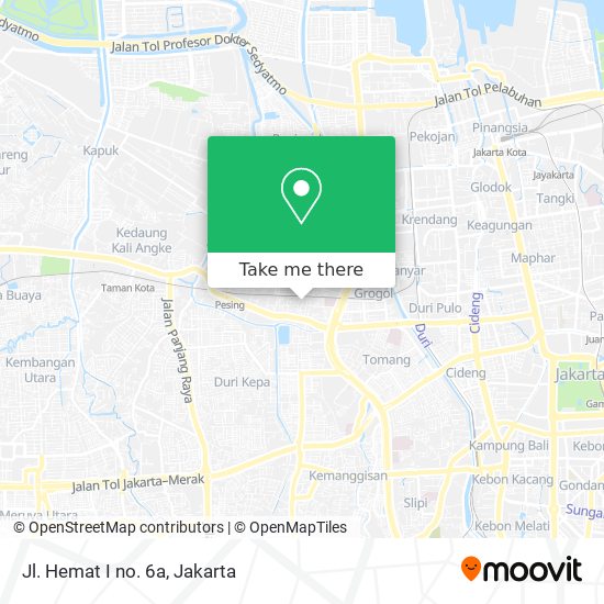 Jl. Hemat I no. 6a map