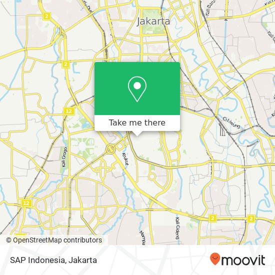 SAP Indonesia map