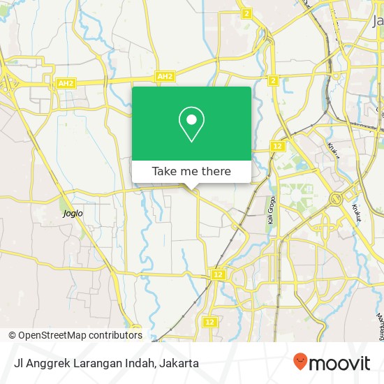 Jl Anggrek Larangan Indah map