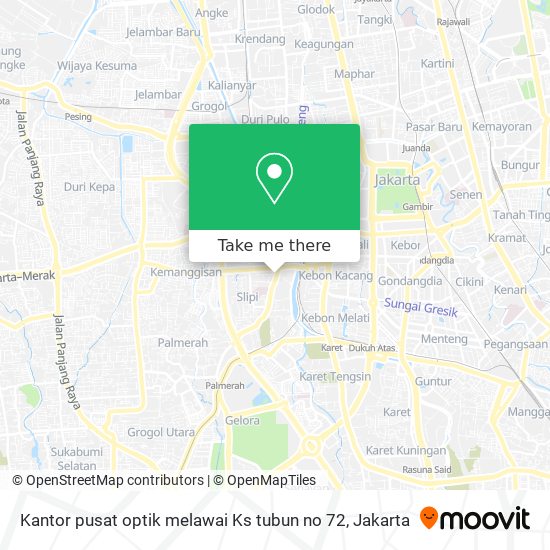 Kantor pusat optik melawai Ks tubun no 72 map