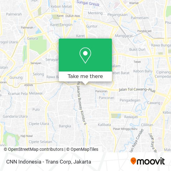 CNN Indonesia - Trans Corp map