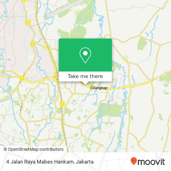 4 Jalan Raya Mabes Hankam map