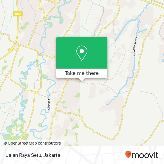 Jalan Raya Setu map