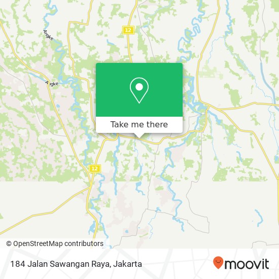 184 Jalan Sawangan Raya map