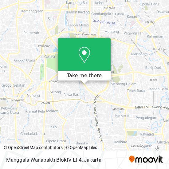Manggala Wanabakti BlokIV Lt.4 map