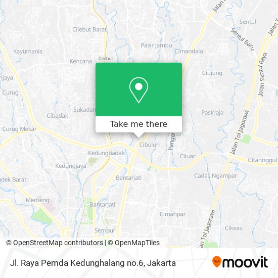 Jl. Raya Pemda Kedunghalang no.6 map
