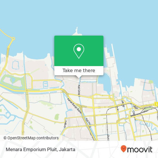 Menara Emporium Pluit map