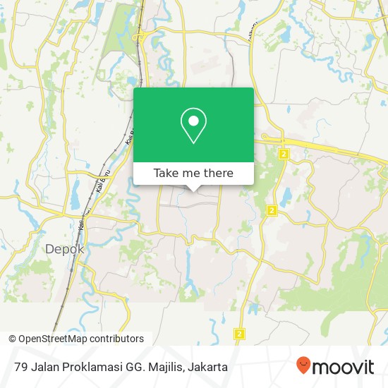 79 Jalan Proklamasi GG. Majilis map