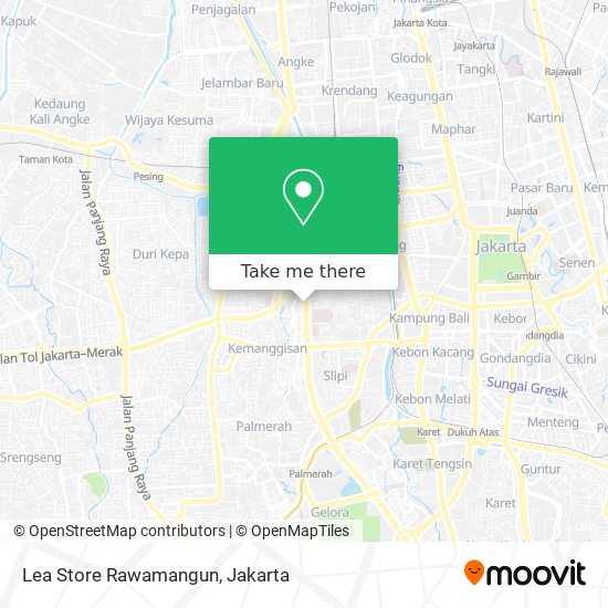 Lea Store Rawamangun map