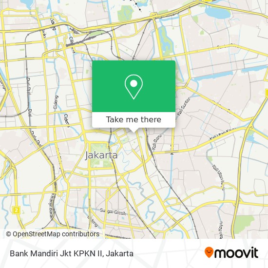 Bank Mandiri Jkt KPKN II map