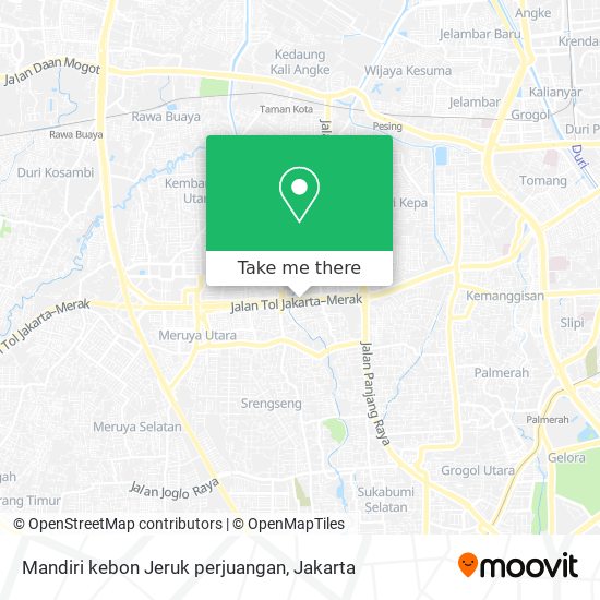 Mandiri kebon Jeruk perjuangan map