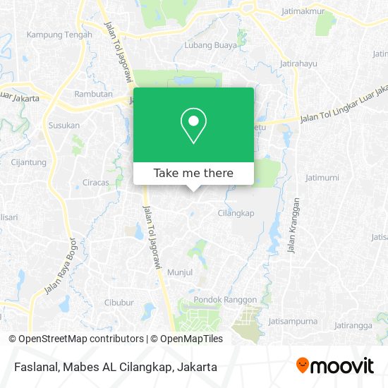 Faslanal, Mabes AL Cilangkap map