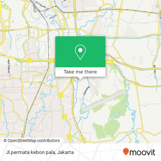 Jl.permata kebon pala map