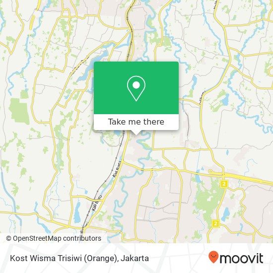 Kost Wisma Trisiwi (Orange) map