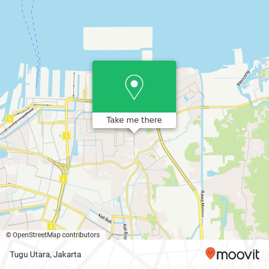 Tugu Utara map