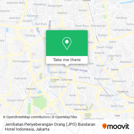 Jembatan Penyeberangan Orang (JPO) Bundaran Hotel Indonesia map