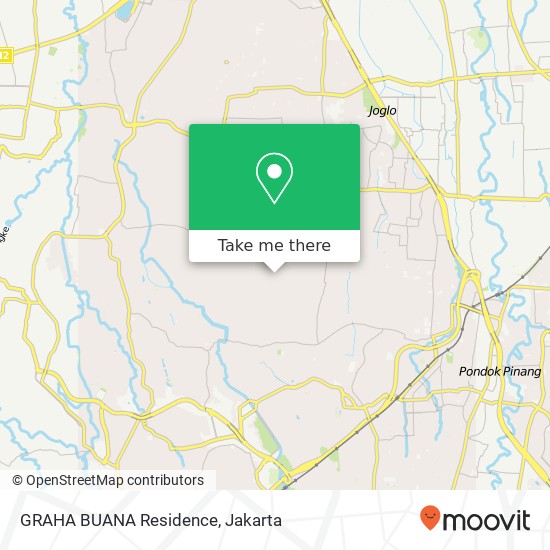 GRAHA BUANA Residence map