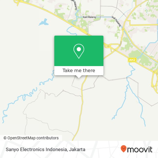 Sanyo Electronics Indonesia map