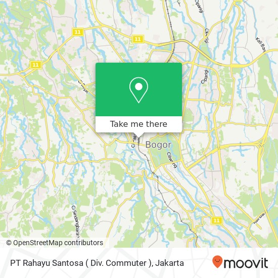 PT Rahayu Santosa ( Div. Commuter ) map