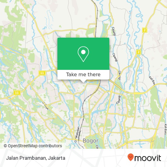 Jalan Prambanan map
