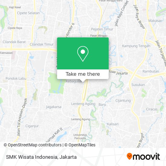 SMK Wisata Indonesia map