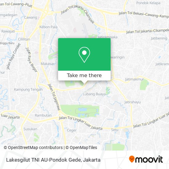 Lakesgilut TNI AU-Pondok Gede map