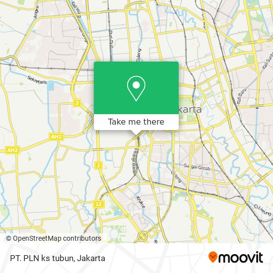 PT. PLN ks tubun map