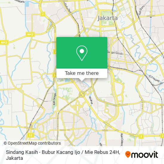 Sindang Kasih - Bubur Kacang Ijo / Mie Rebus 24H map