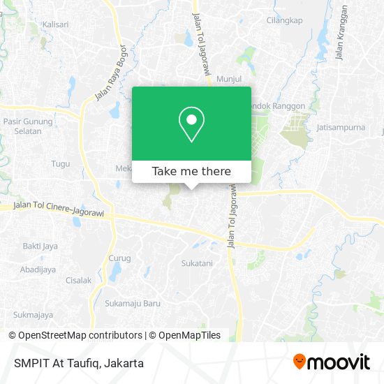 SMPIT At Taufiq map