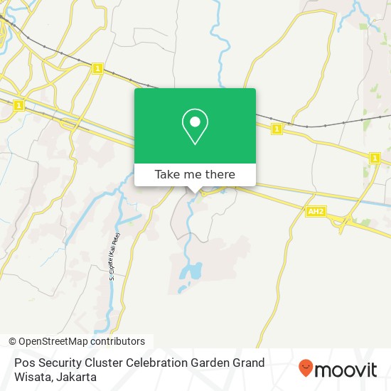 Pos Security Cluster Celebration Garden Grand Wisata map