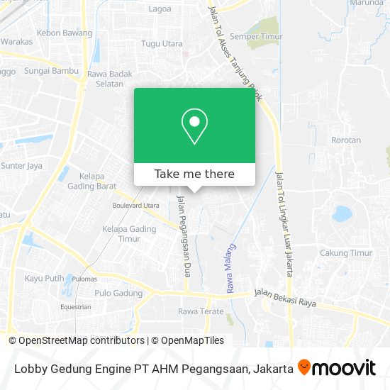 Lobby Gedung Engine PT AHM Pegangsaan map